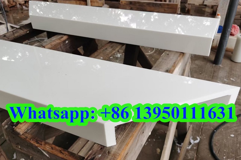 Wholesale Pure White <a href='https://www.chinananoglass.com/nanoglass'>nano glass</a> Marble Window Sill and Thresholds