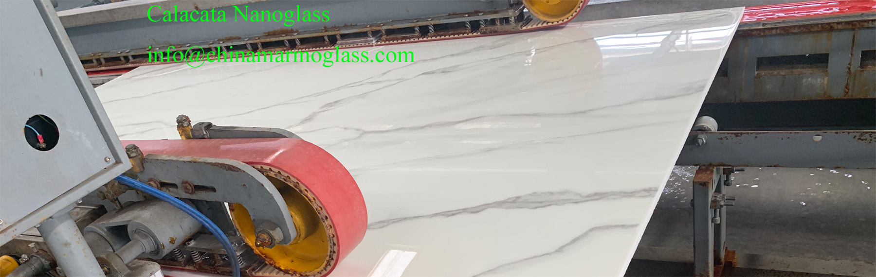 Calacatta White Nanoglass Slabs