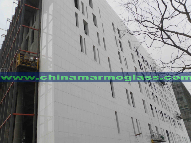What is Curtain wall materials of Pure white Nano glass