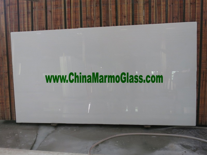 White Marmoglass Slabs