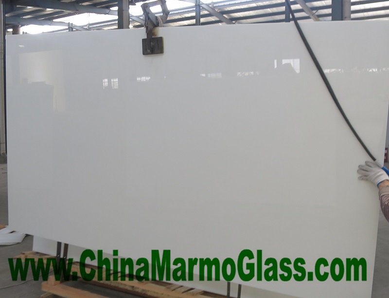  Pure White Artificial Stone Nanoglass Slabs 300x160cm