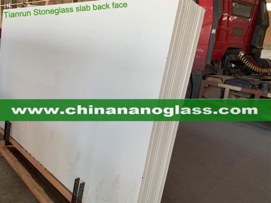 Artificial Stone Nano Glass White Slabs for Interior Wall Floor