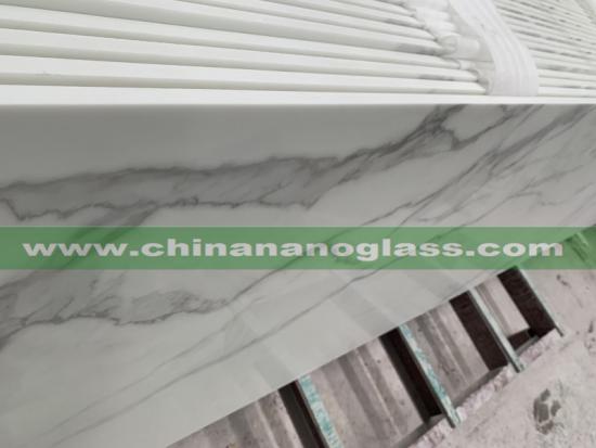 Calacatta Nano Glass Slab 2020 Hot Selling