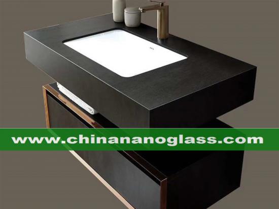 Basalt Grey Basalt Black Sintered Stone Vantity Tops