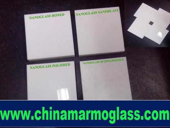 Super Nano Glass White Crystallized Glass Stone Panel Nanoglass