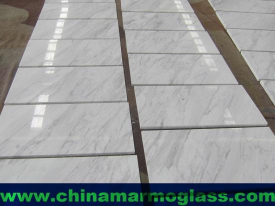 Greece White Volakas White Marble Slabs and  Tiles 60x30x2cm