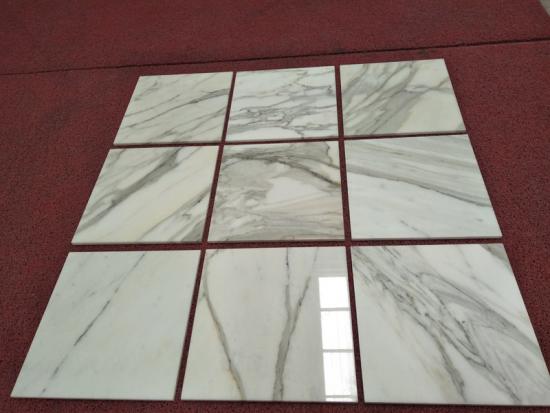 Luxury Polished Calacatta Statuario Marble Slab and Tiles