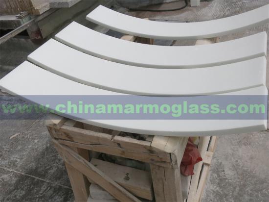 High Quality Crystal Glass Column Marmoglass Column