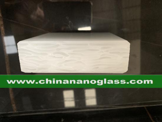 3CM Pearl White Glass2 Recycled Glass Slabs