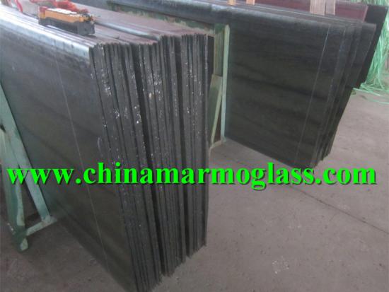 black nano glass hotsale decorative pure black crystallized glass stone