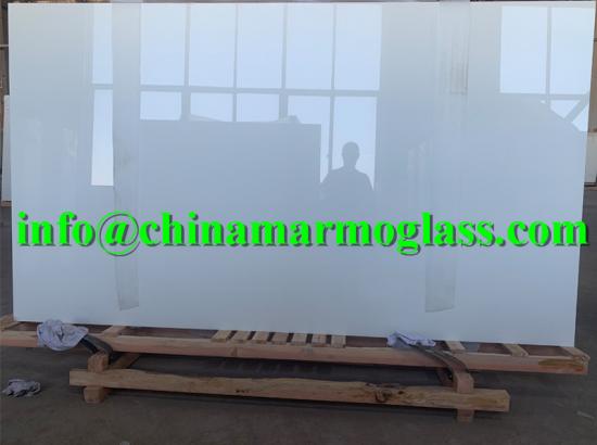 Polished Nano Crystallized Glass Slab White Nano Glass Slabs