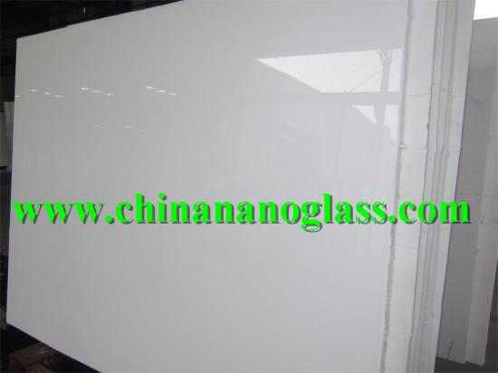Marmo White Glass Slab 320x160cm