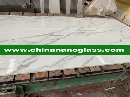 White Calacata Calacatta Nanoglass with good price