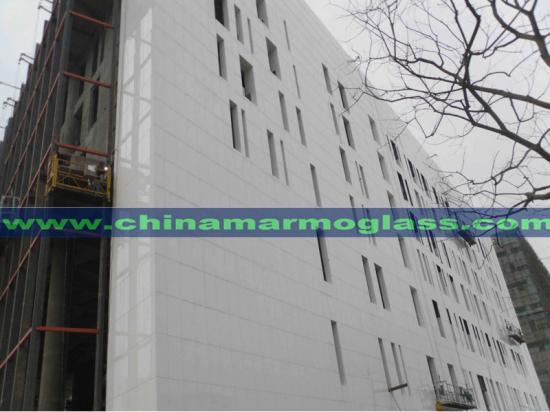 Pure White Nano Glass for Curtain Wall and Wall Cladding