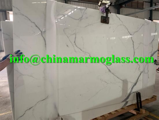 Artificial Stone Crystal Calacatta Nano Glass