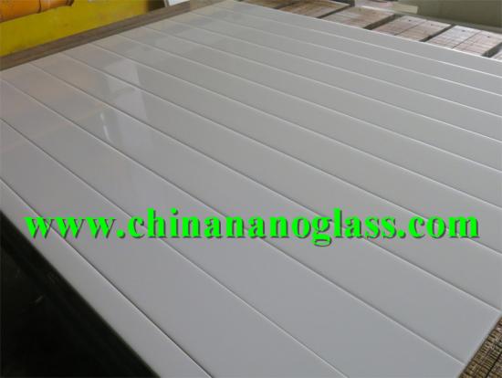 nano glass 3rd generation nano crystal white glass stone Slab