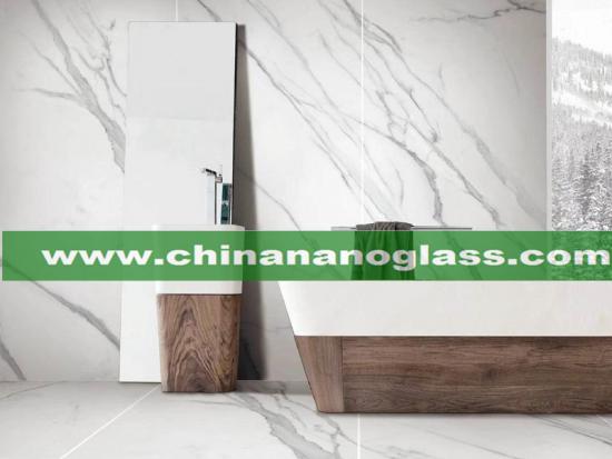 Calacatta Nano Crystallized Stone Polished Slabs