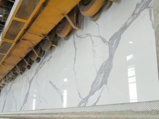 China Artificial marble calatatta White for Countertops