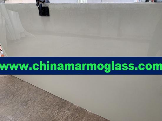 3cm thickness Beige Color Marmoglass for Wall and Flooring