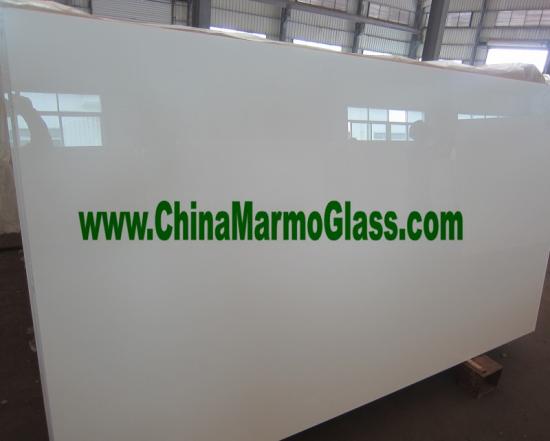 Nano Glass White Artificial Marble Slabs