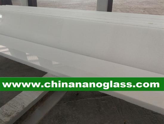 White Marmoglass Step Stair