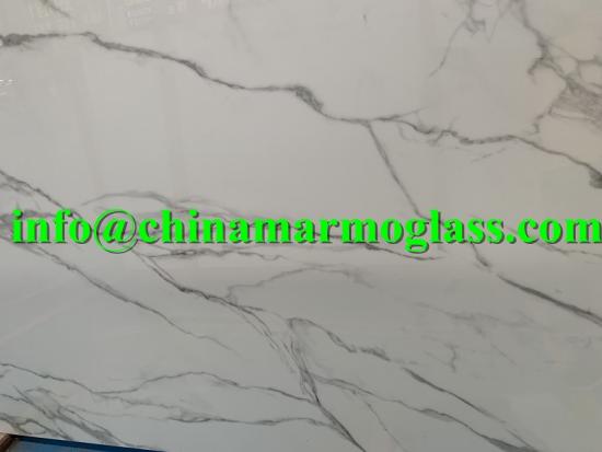 Calacatta White Nano Glass Stone Surface