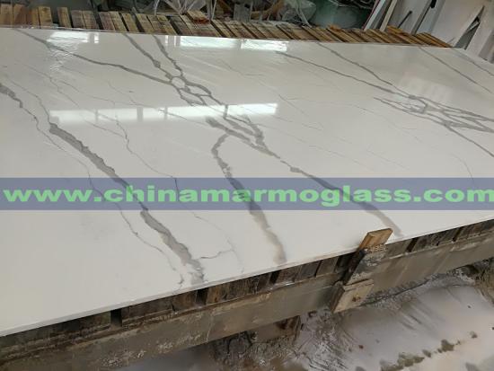 Calacatta Quartz Slabs Calacatta Quartz stone Prefab Countertop