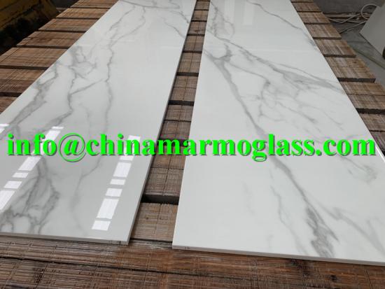 Nano glass Nano Calacatta Countertop Nano Calacatta Glass Stone Slabs and Countertops Available