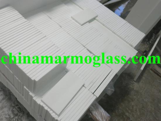 White Marmo Glass Stone Tiles