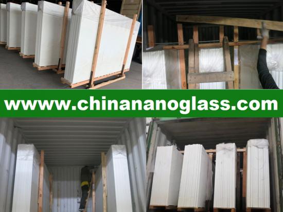 Nano Glass White Marble Slabs 2860x1640x18mm