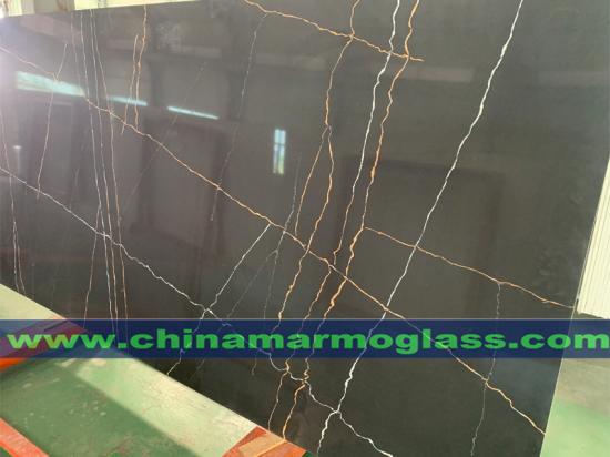 Calacatta Black Quartz Stone Slabs