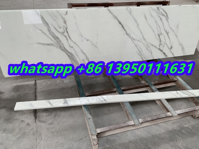 2cm Calacatta Gold Extra Nano Glass Marble Slabs