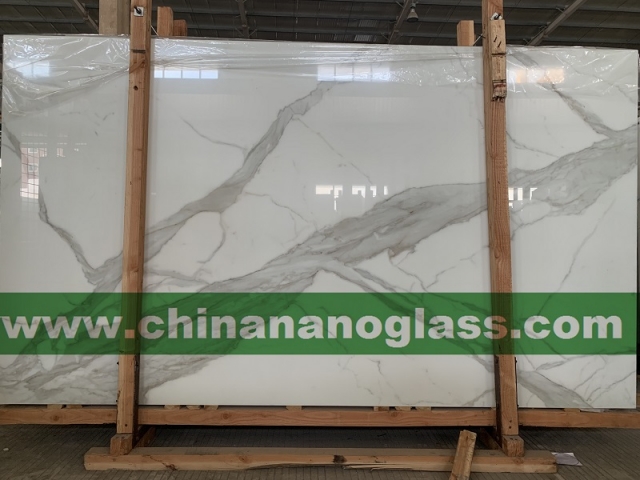 Calacatta Crystallized Nanoglass Countertop