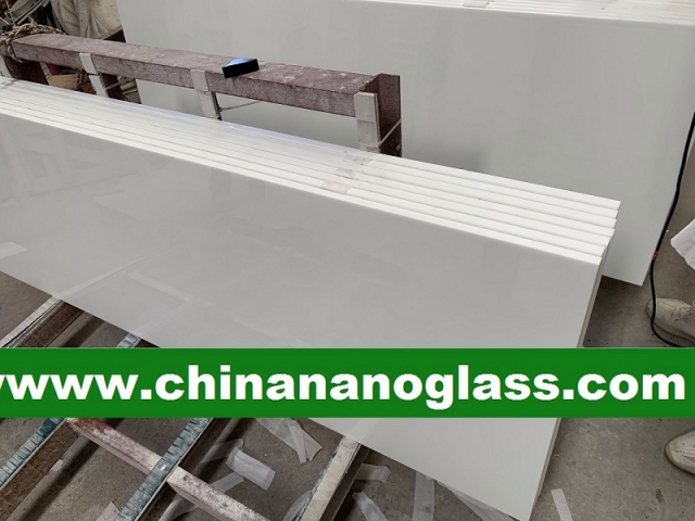 3cm Nanoglass Crystal White Tile 180x60cm