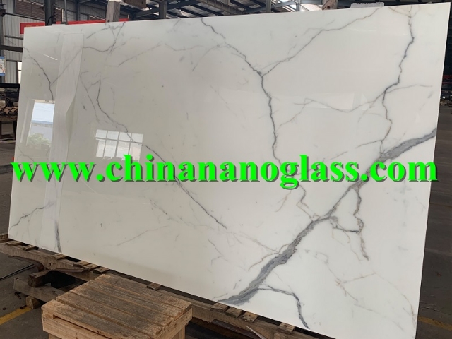 Crystallized Nano Glass CALACATTA EXTRA Slab