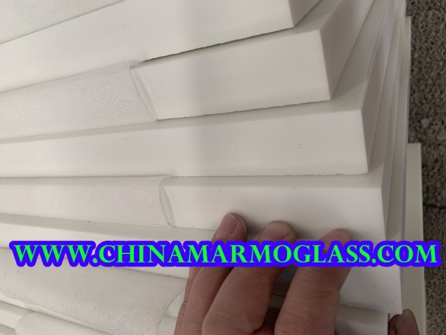 3CM Super nanoglass white crystallized glass stone panel nano glass