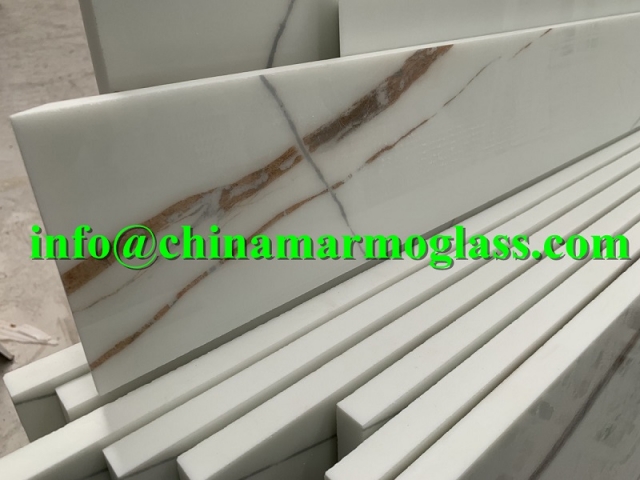 Nano Calacatta White Nanoglass Slab