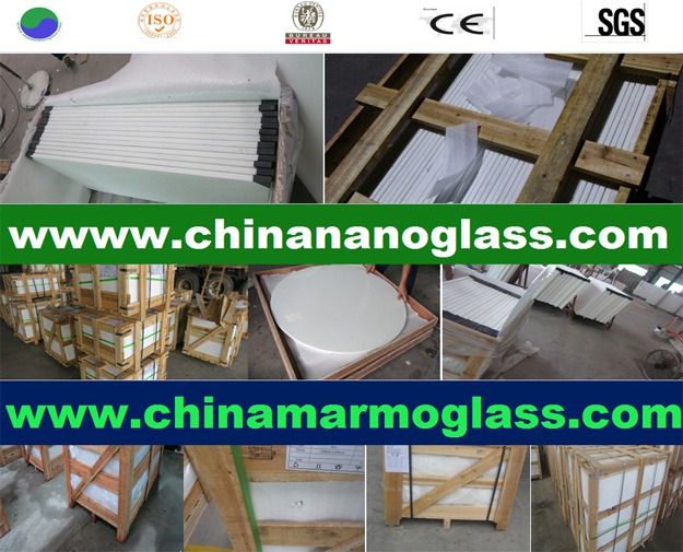 nano white stone tile factory XIAMEN TIANRUN STONEGLASS