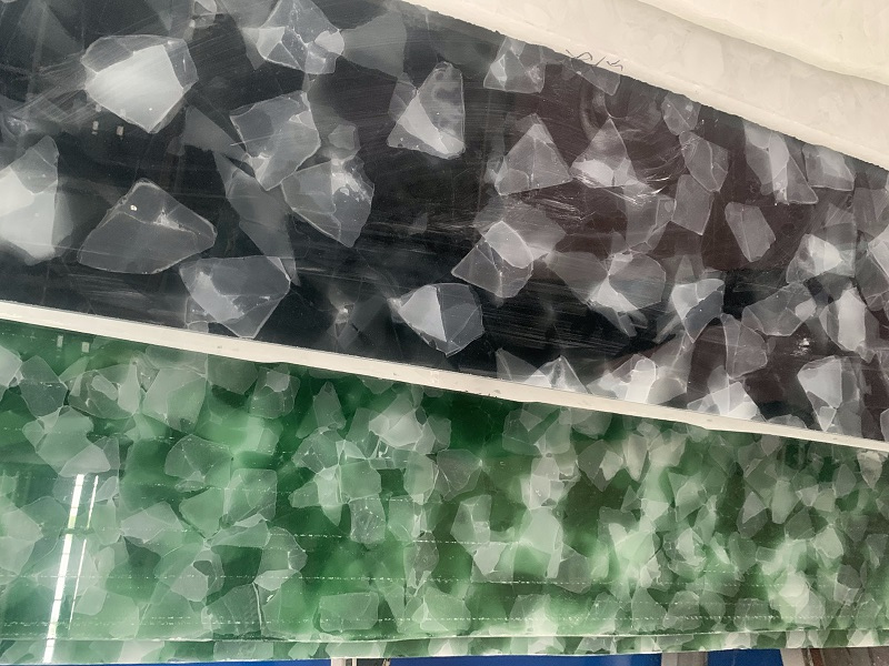 Excellent quality of Antarctica Glass Stone slab