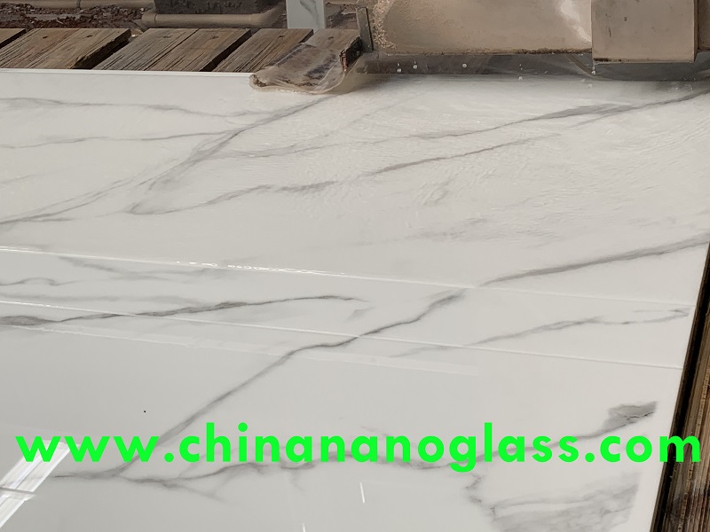 Calacatta Marmo Calacatta White Glass Stone Slabs