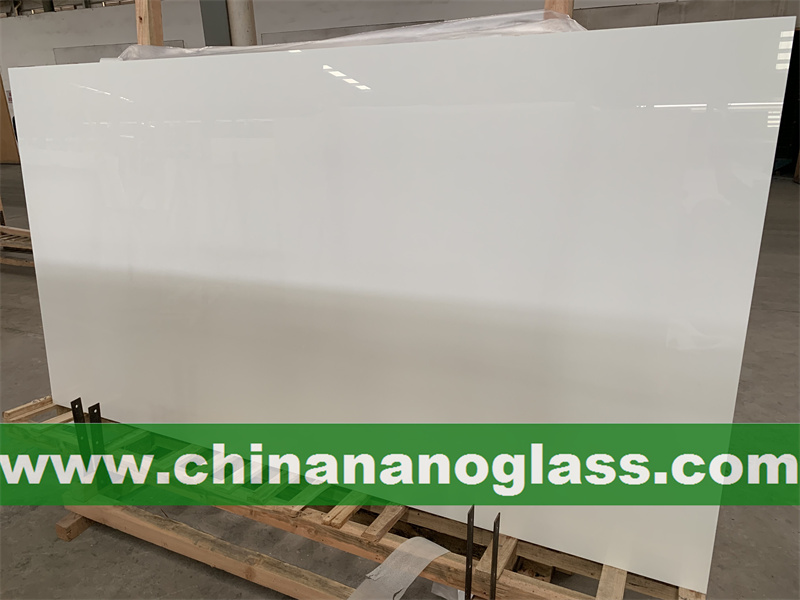 <a href='https://www.chinananoglass.com/glass-thassos-slab-and-tile.html'>glassos</a> white tile Nano crystallized glass stone slabs