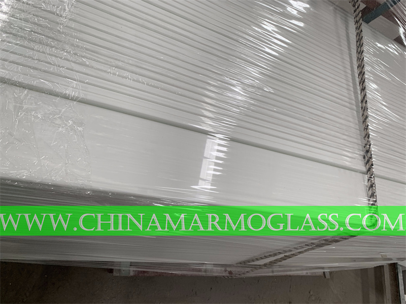 PURE WHITE 6x74 inch <a href='https://www.chinananoglass.com/nanoglass'>nano glass</a> Window Sill